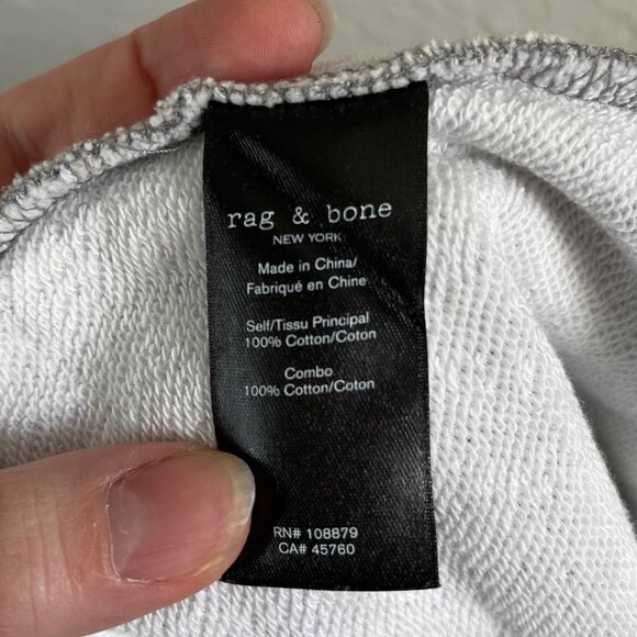 Rag and Bone Acid Wash Miramar Printed Denim Cotton Shorts XXS - Picture 9 of 12